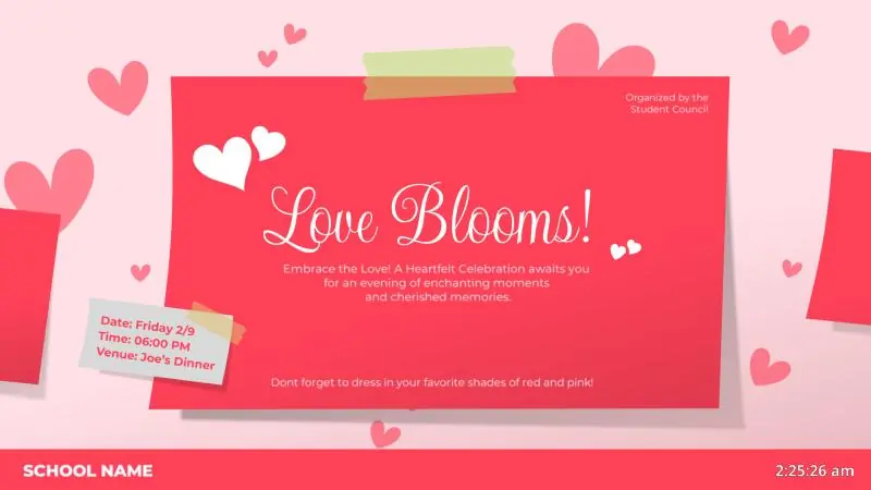 Valentine’s Day School Celebration
