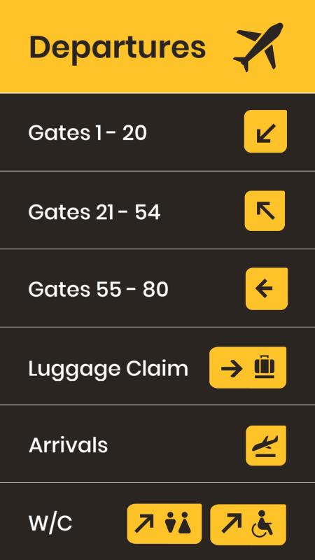 Wayfinding – Airport