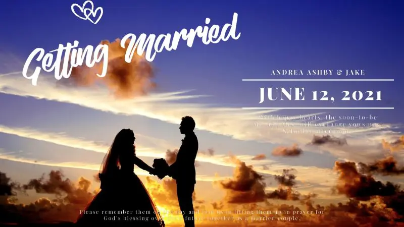 Worship | Wedding Announcement (Animated)