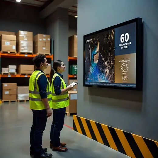 Manufacturing Digital Signage Yodeck