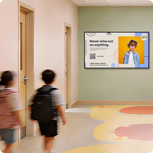 Digital signage solutions for schools Yodeck