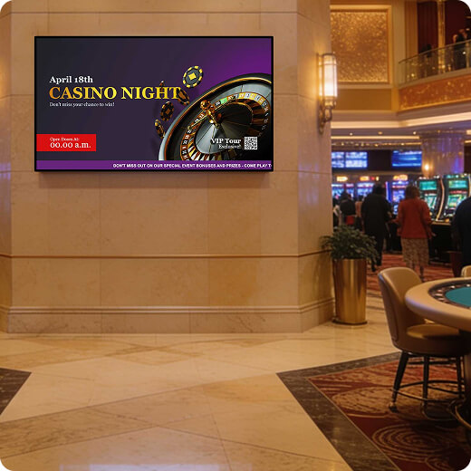 Yodeck casino digital signage solution