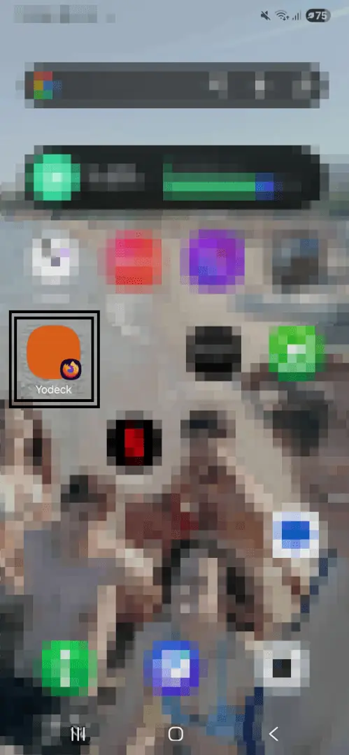 The installed Yodeck icon on an Android home screen