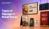 types of retail signage
