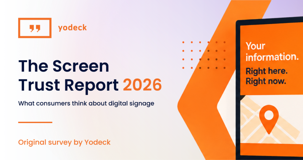 The screen trust report 2026 header