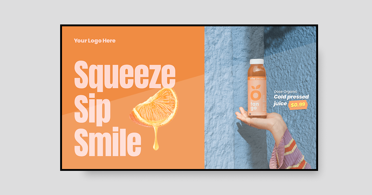 Liquor store retail digital signage