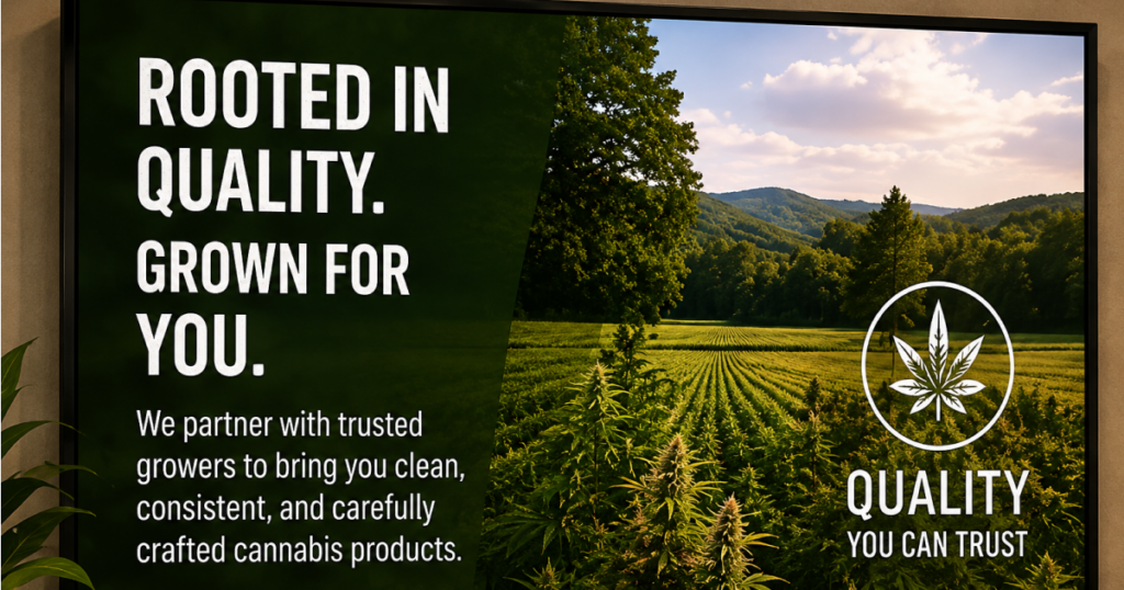 Dispensary digital signage